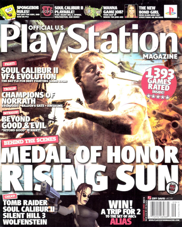 Official U.S. PlayStation Magazine Issue 072 (September 2003) cover